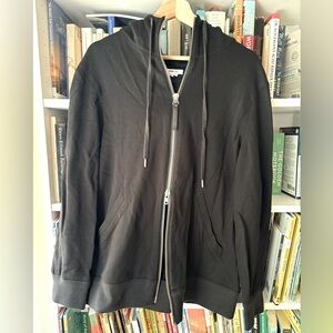 Helmut Lang Black Hoodie jacket mens size XL